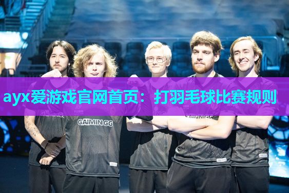 打羽毛球比赛规则 打羽毛球比赛规则