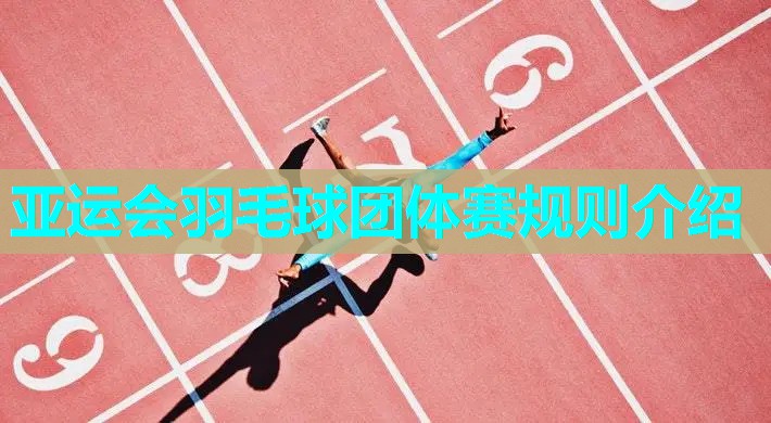 亚运会羽毛球团体赛规则介绍